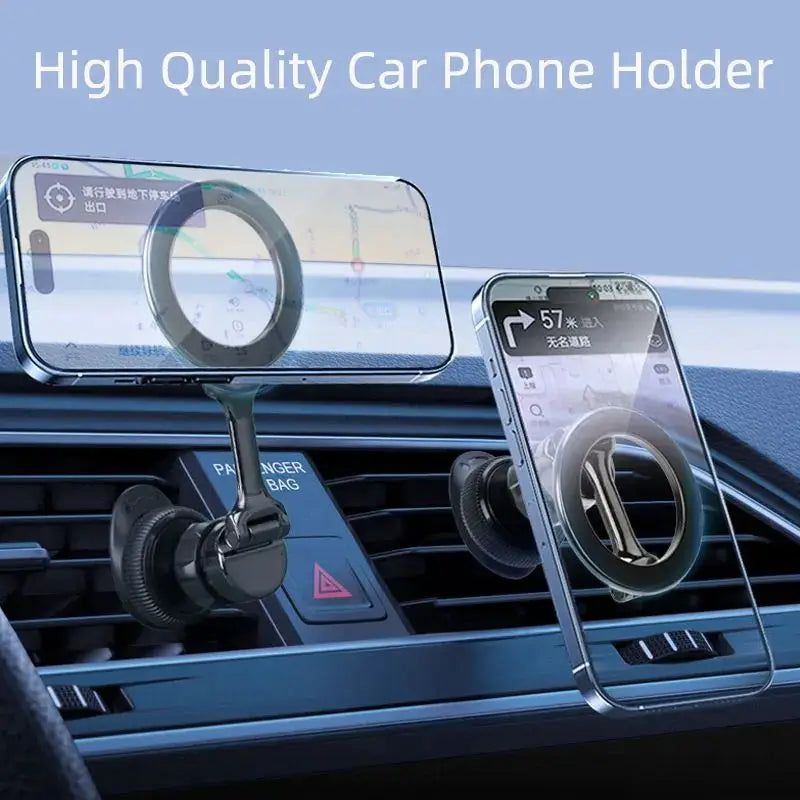Extension Rod Car Mount Accessories Universal Foldable Magnetic Car Phone Holder Part lifestyle view