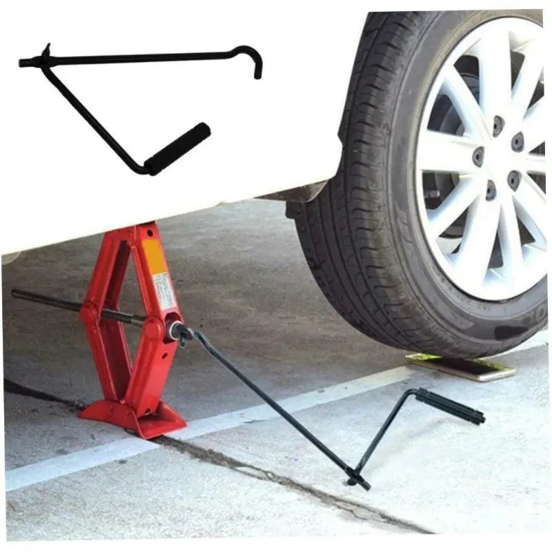 Universal Lifting Tool Auto Parts 10X21CM Sturdy Folding Scissor Jack Rocker Handle for Car Jack and