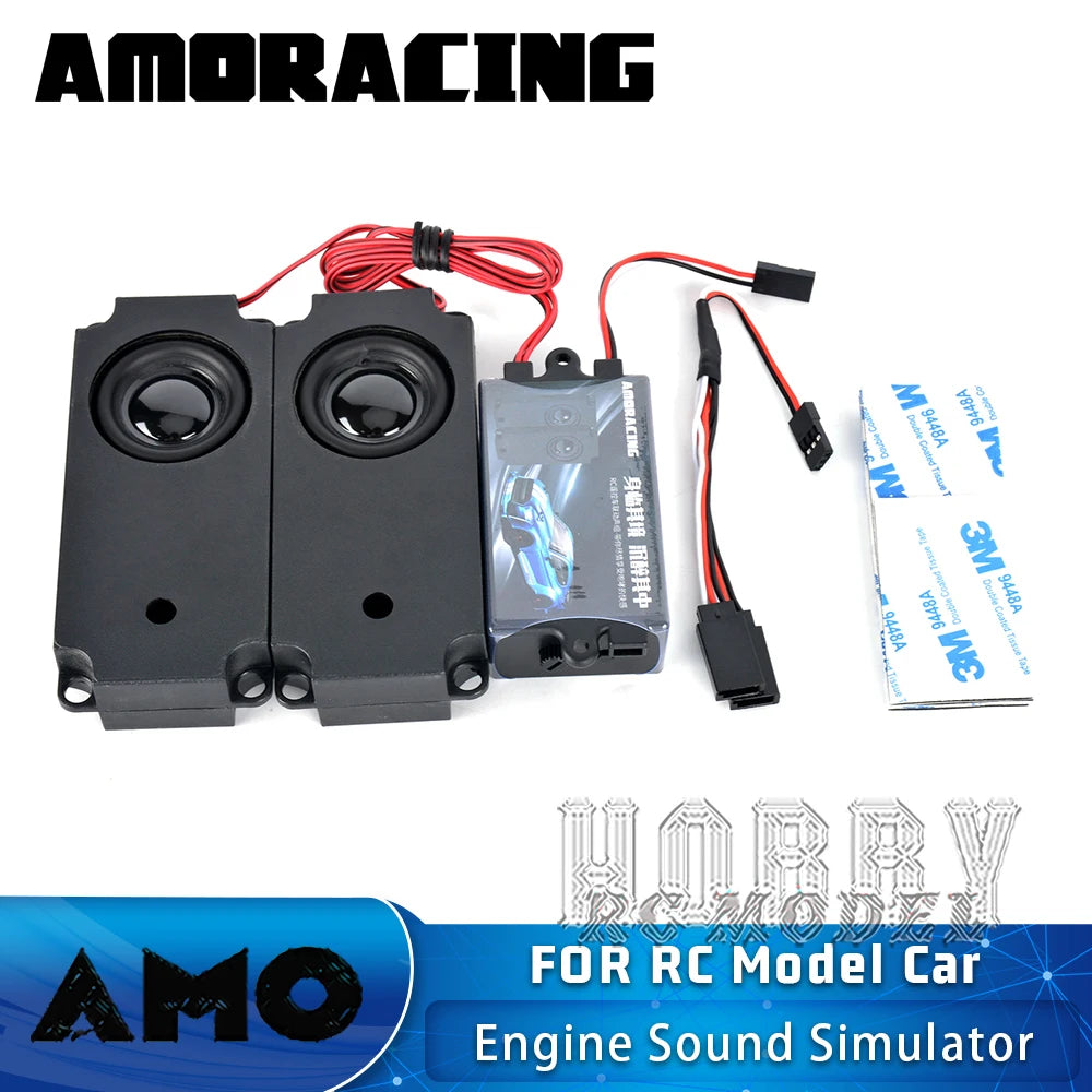 Engine Sound Simulator 10 Sounds for RC Car Crawler Buggy