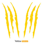 2pcs 3D Scratch & Claw Marks Car Decals | Durable PET Auto Decoration for Rear Window alternate view