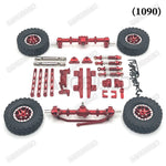MN82 Remote Control Car Upgrade Metal Front and Rear Axle Drive Shaft Shock Absorber Tire for MN 1/12 MN82T LC79 MN82S MN82Pro