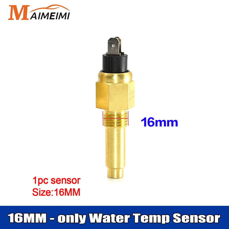 85mm 6 in 1 LCD MultiFunction Gauge | Tachometer Fuel Level Water Temp Oil Pressure V alternate view