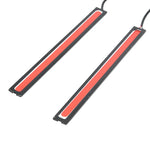 2Pcs 17cm COB Car Fog Light LED Light Strip RED Waterproof Car 12V DRL Fog Light Driving Lamp Car St