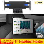 Headrest Tablet Holder for Tesla Model 3 Y Juniper | Back Seat Phone Mount with 360° Stand