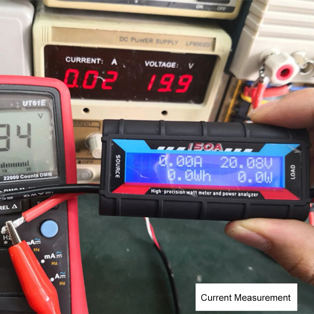 Digital Voltmeter with Backlight for Solar Panel and Electric Vehicle Measurement detail view
