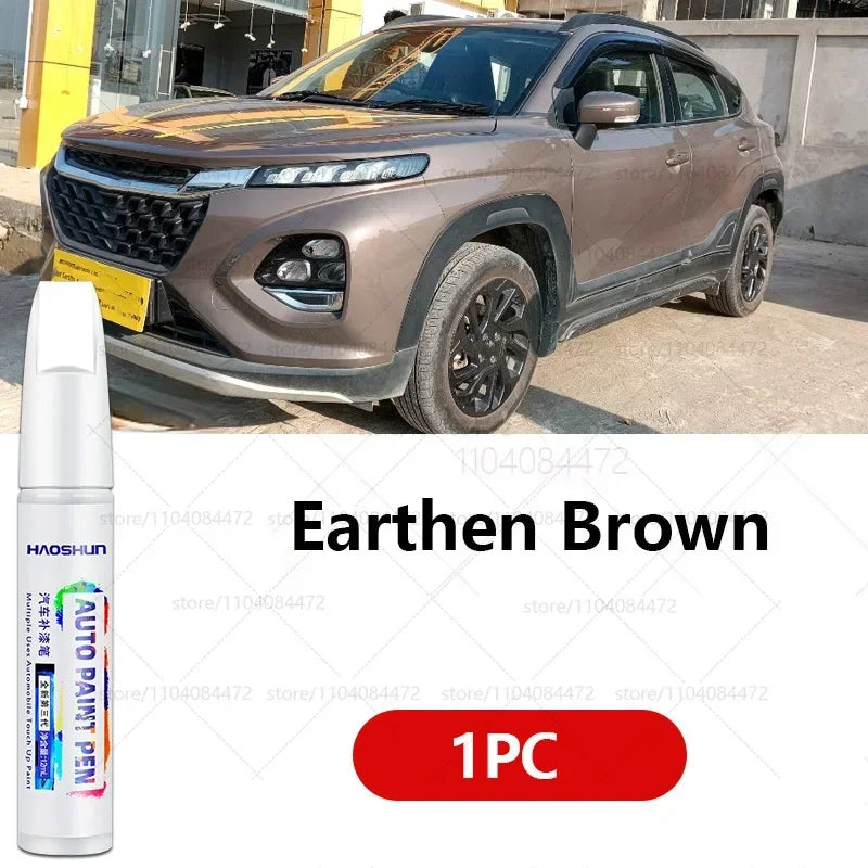 Car Paint Repair Pen For 2023-2025 Suzuki Fronx Paint Scratch Repair Accessories White close-up view