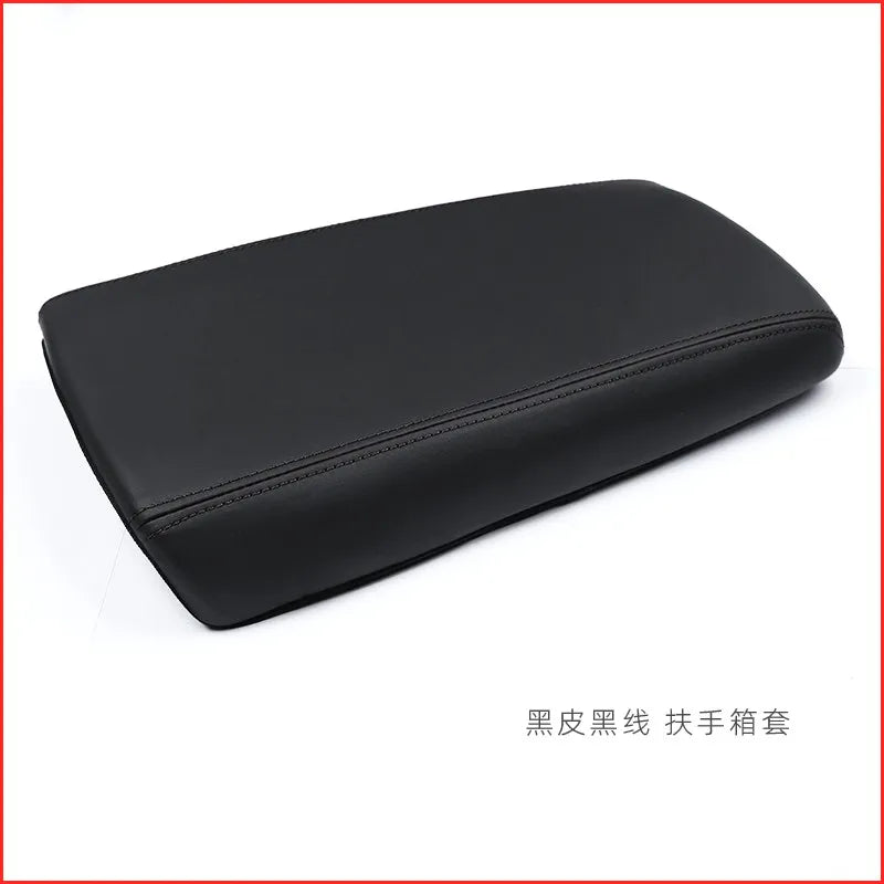 For BYD ATTO 3 EVO Yuan Plus 2026 2027 Center Console Cover Armrest Box Protector Pad Black Suede Interior Accessories