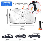 Car Sunshade Windshield Umbrella Front Sun Shade Parasol Foldable Summer Protection C alternate view