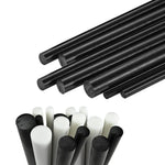 1/5 Pcs Acetal Polymer Rod Plastic Rod Black/White Length 100-300MM Diameter 5-15mm Suit detail view