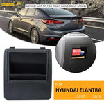 For Hyundai Elantra 2017 Fuse Storage Box Bin LHD Armrest Box Tray Center Console Card Coin Slot Glove Case Holder Car Organizer