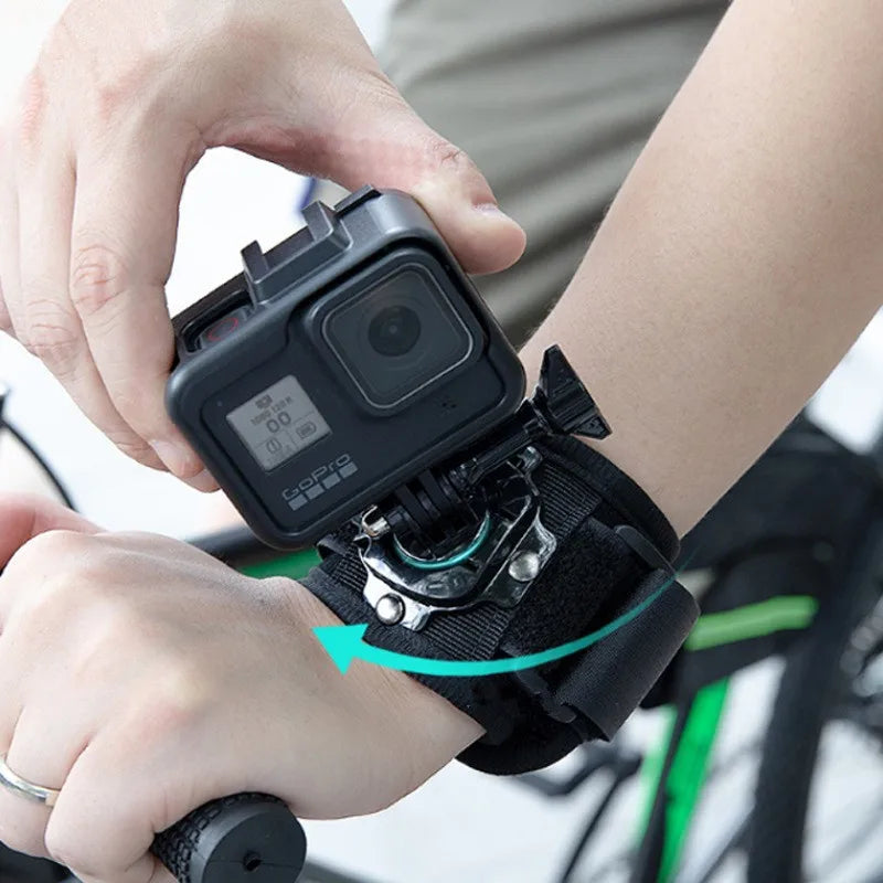 360 Degree Rotation Hand Strap Mount for GoPro 13 12 11 10 9 Hand Glove Wrist Strap Moun detail view