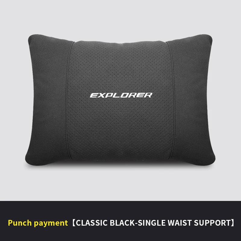 Car Interior 5Color Selectable Headrest For Ford Explorer Auto Headrest Neck Support Lumbar Cushion Soft Neck Pillow Accessories