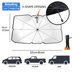 Car Sunshade Windshield Umbrella Front Sun Shade Parasol Foldable Summer Protection Car detail view