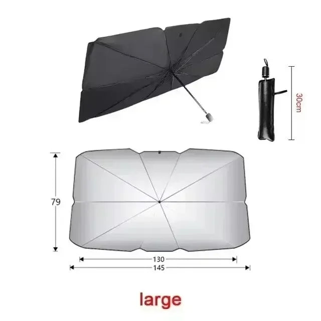 Car Sunshade Umbrella | Auto Shading Protector for Windshield alternate view