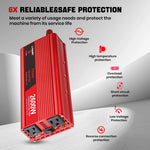 1500W/2000W/2600W DC12V to AC110V Portable Car Power Inverter Charger Converter Adapter US Socket Auto Accessories