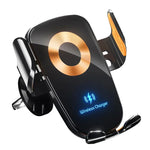 15W Car Wireless Charger | 360° Rotation Air Vent Phone Mount additional angle