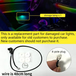 For Audi TT 8J/8S 22in1 RGB Car Interior Ambient Lights | Acrylic Hidden Strip Decorat close-up view