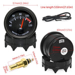 52mm Car Gauge Set | Water Temp Oil Temp Voltmeter Oil Pressure Boost Gauge lifestyle view