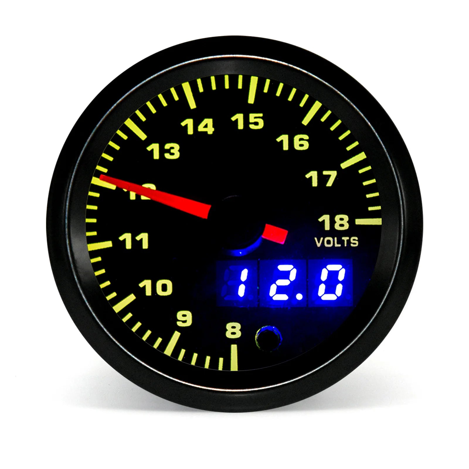 52mm 7 Color LED Dual Display Gauge | Boost PSI BAR Water Oil Temp Pressure Voltmeter lifestyle view