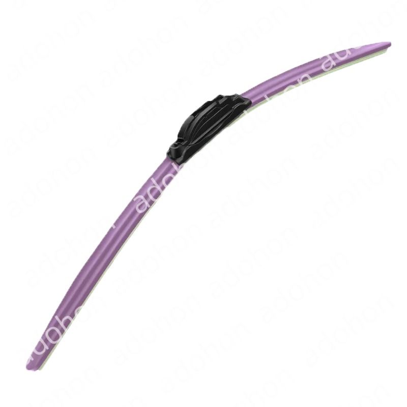 Colorful Frameless Wiper Blades | Universal Push Button 19mm detail view