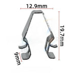 10PCS 6R0867633 Car Sun Visor Vanity Mirror Fixing Iron Fastener Clip Bracket for Volkswagen Passat Sagitar Beetle Scirocco