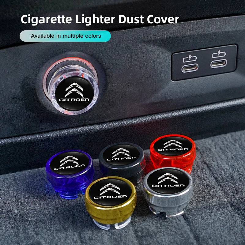 Citroen Cigarette Lighter Dust Cover Dustproof ABS For C3 C4 C5 Saxo Xsara