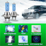 200W 20000LM H7 H11 Halogen Headlight H1 H4 9012 9007 H13 Hi/Lo Beam 12V 6000K Canbus lifestyle view