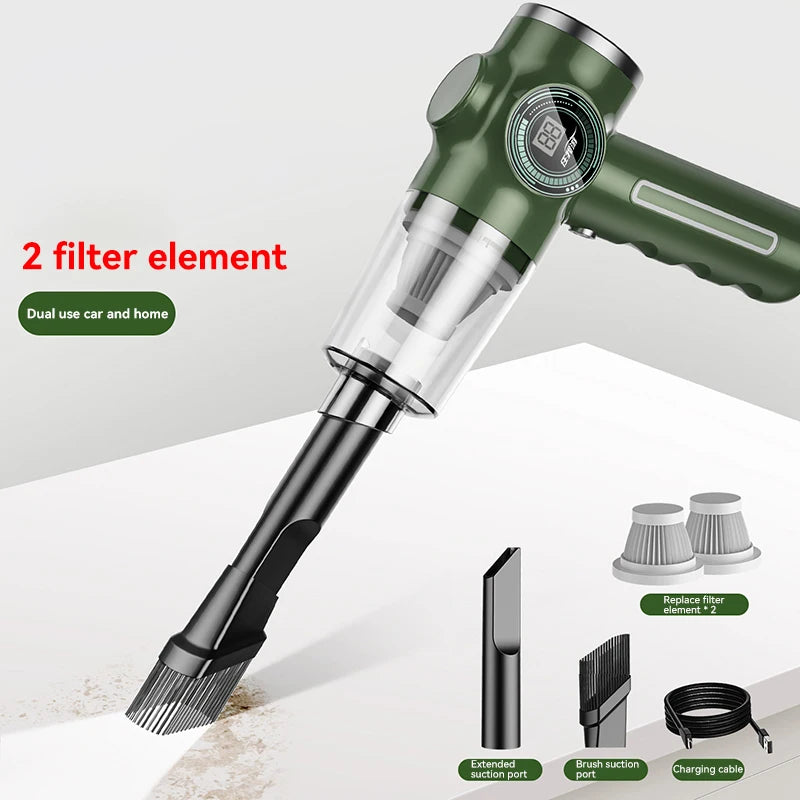 30000PA Wireless Car Vacuum Cleaner | Handheld Cordless for Auto and Home close-up view