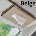 1PC Car Tissue Holder, Sun Visor Napkin Box, Comes with Tissue Paper. Suitable for additional angle