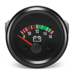 2" 52mm DC8-16V 18-32V Auto Car Voltmeter Generator Voltage Gauge Meter | 12V/24V Option detail view