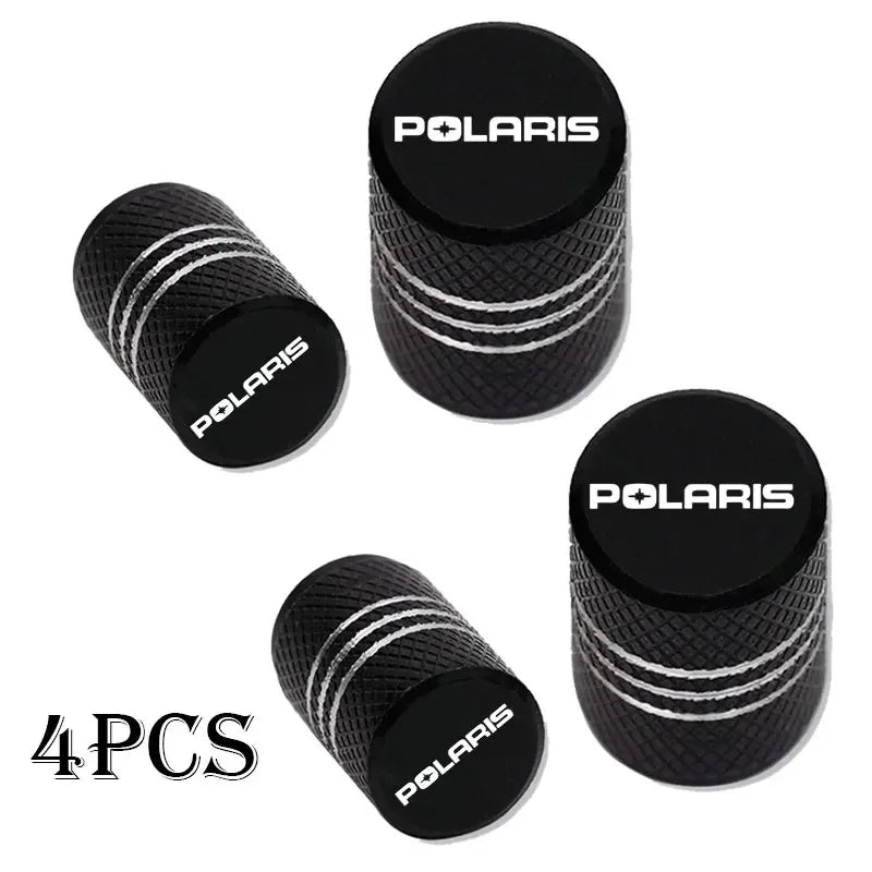 4pcs Waterproof Car Tire Valve Caps | Universal Tire Stem Covers for Polaris Vehicles detail view