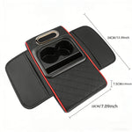 Center Console Organizer with Cup Holder Car Armrest Storage Box Armrest Heightening Cushion Pad for Car Interior Auto Accessory