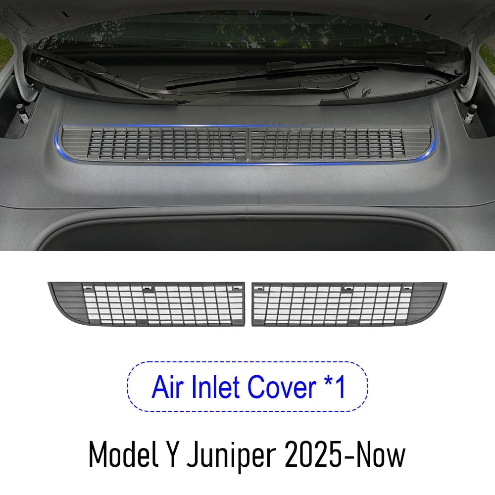 For Tesla Model Y Juniper YL 2025 2026 Front Bumper Grill Mesh | Anti-Insect Air Inlet V detail view
