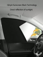 Magnetic Car Sunshade | 10 Strong Magnets for Full Lightproof Shading detail view