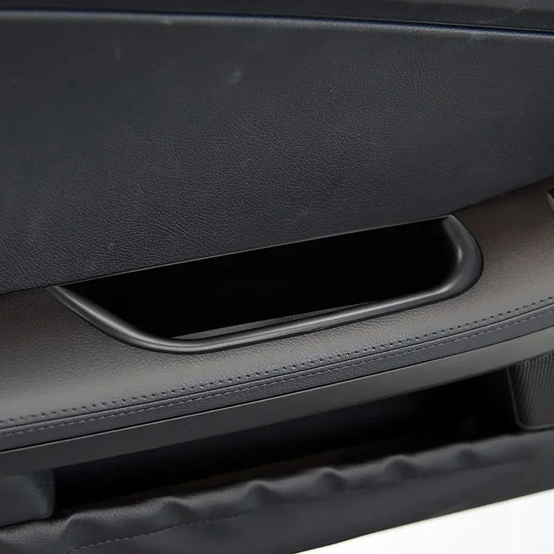 Car Styling Door Storage Box Decoration Cover Trim For Mercedes Benz SLK SLC 2012-2018 close-up view