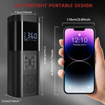 Cordless Car Air Pump | Portable Tire Inflator with LED Light and Power Bank lifestyle view