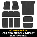 TPE Floor Mats and Cargo Liner for Tesla Model Y Juniper 2025+ | All Weather Trunk Li lifestyle view