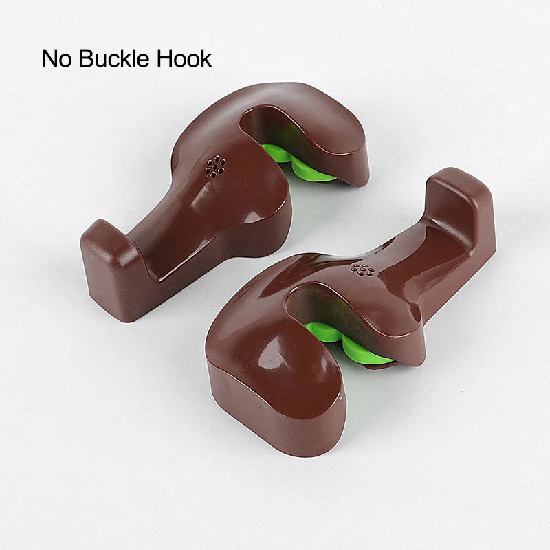 Car Seat Back Headrest Hooks Hidden Mount Hanger Universal close-up view