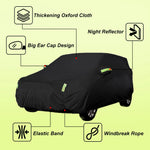 190T Full Car Cover for SUV | Universal Rain Snow All Weather Protection close-up view