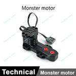 MOC Power Functions M/L/XL Motor Battery Box IR Remote Receiver for RC Car Robot Model close-up view