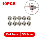 10PCS Metal Wheel Lock Collar Shaft Stopper 1.6-8.1mm for RC Model close-up view