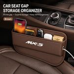 Car Seat Crevice Storage Box Slit Catcher Drop Stop Gap Filler Organizer For Mazda MX-5 MX5 Interior Accessories Auto