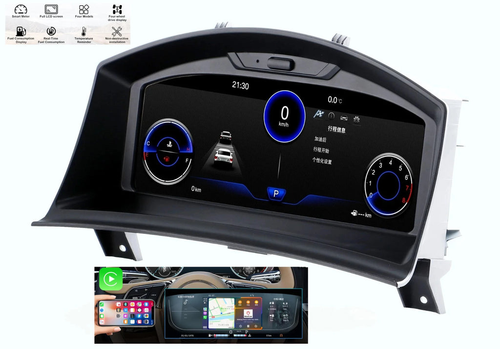 Cluster Dashboard For Opel Astra H 2004-2010 & Zafira B 2005-2014 Screen Digital speedometer instrument panel OTA UP Carplay