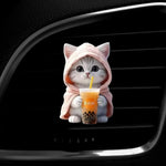 Lovely Cartoon Dog Car Perfume Auto Air Freshener Diffuser Outlet Vent Perfume Clips Air Aroma Diffuser Lasting Aromatherapy