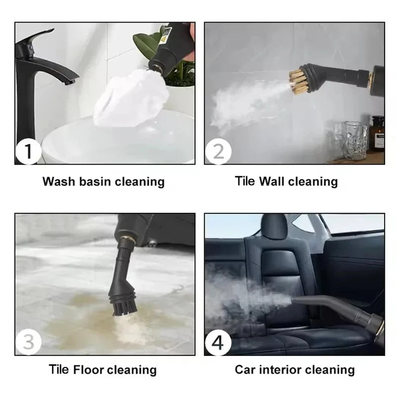 Portable Handheld Steam Cleaner High Temperature Pressurized Steam Cleaning Machine additional angle