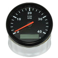 AD 85MM Diesel Engine Tachometer 0-4000RPM Digital LCD Hour meter+M16 /M18 RPM Sensor for Car Boat Motorcycle with Red Backlight