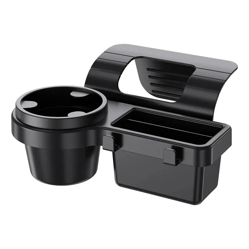 Car Cup Holder Phone Mount Tray Side Door Window Storage Barrel Pocket Hanging Rack Auto Interior Accessories