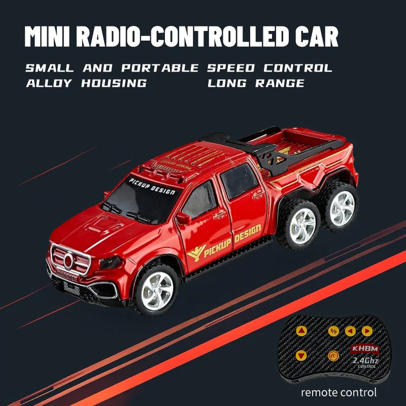 New RC Car MINI Alloy 1/64 Remote Control Car Convenient to Carry 60 Minutes of Work lifestyle view