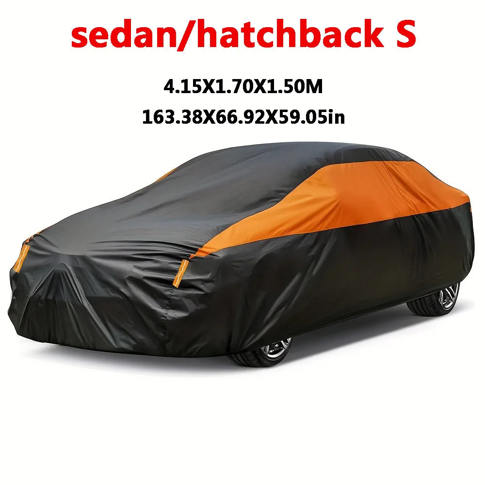 Outdoor Waterproof Car Cover for SUV and Sedan | 190T UV Sun Rain Snow Protection additional angle