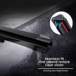 Adohon Hybrid Wiper Blades for Land Rover Discovery 3 4 LR3 LR4 L319 2004-2016 | Fron lifestyle view